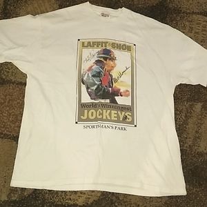 Lafitte & Shoe World's winningest jockeys Sportsman Park.